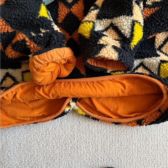 Free People Hit The Slopes Printed Fleece Jacket Night Sky - Picture 8 of 8